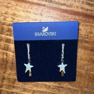 Swarovski star dangle earrings